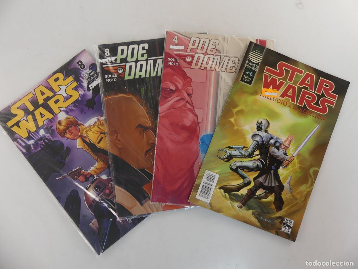 Comics: LOTE DE 4 NUMEROS DE COMICS STAR WARS -- REF: 55