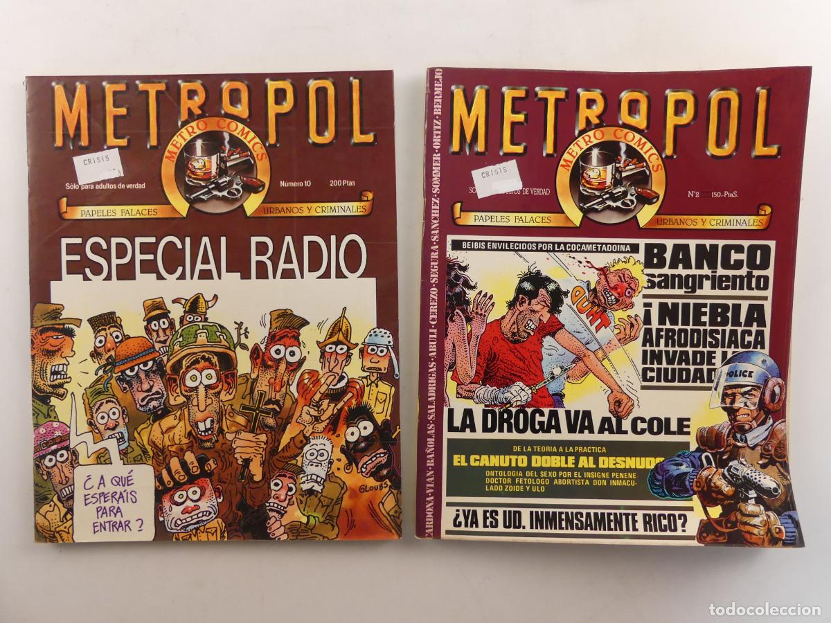 C&oacute;mics: LOTE DE 5 NUMEROS DE COMICS METROPOL -- REF: 59 - Foto 2