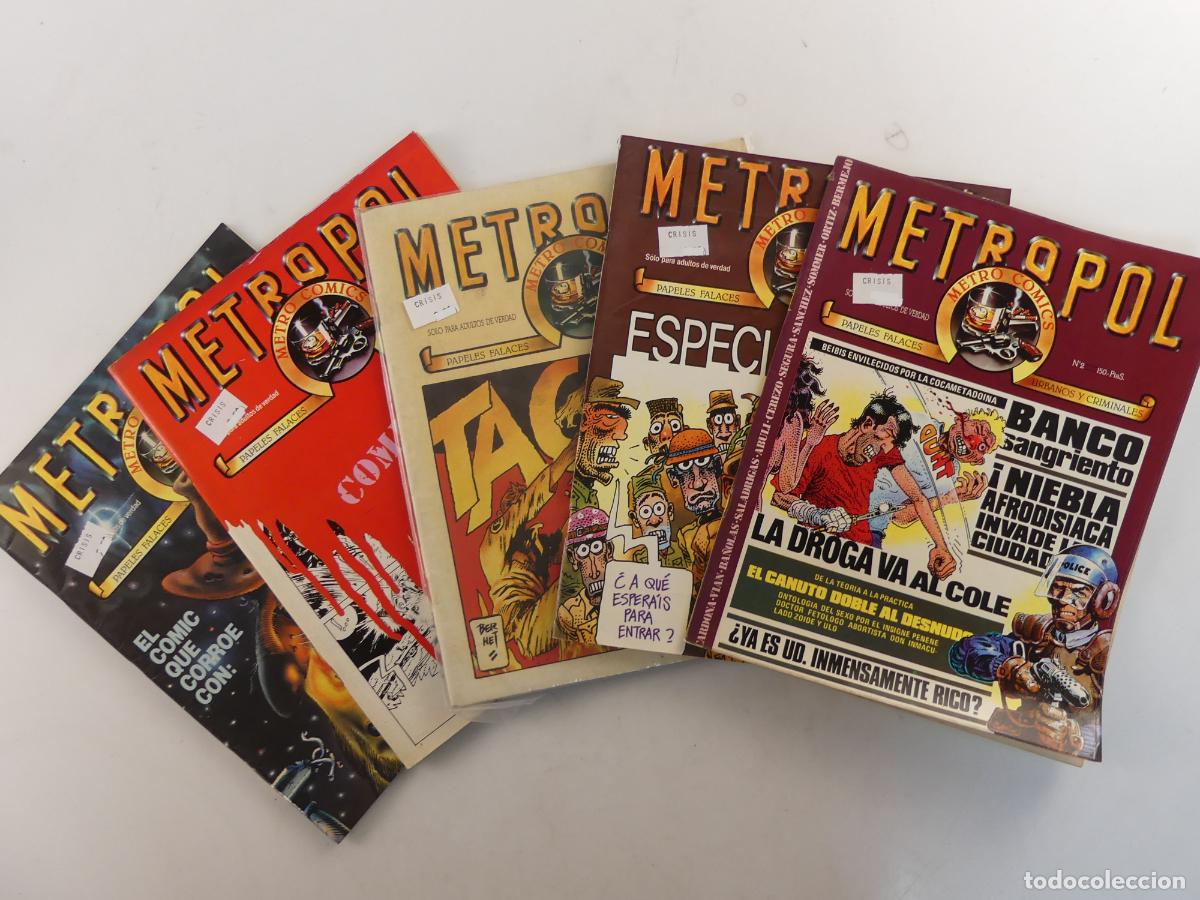 Comics: LOTE DE 5 NUMEROS DE COMICS METROPOL -- REF: 59