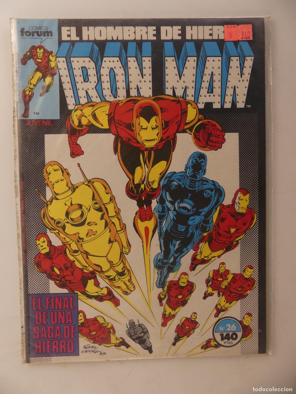 C&oacute;mics: LOTE DE 2 NUMEROS DE COMICS IRON MAN -- REF: 65 - Foto 2