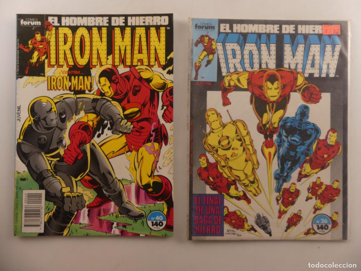 Comics: LOTE DE 2 NUMEROS DE COMICS IRON MAN -- REF: 65