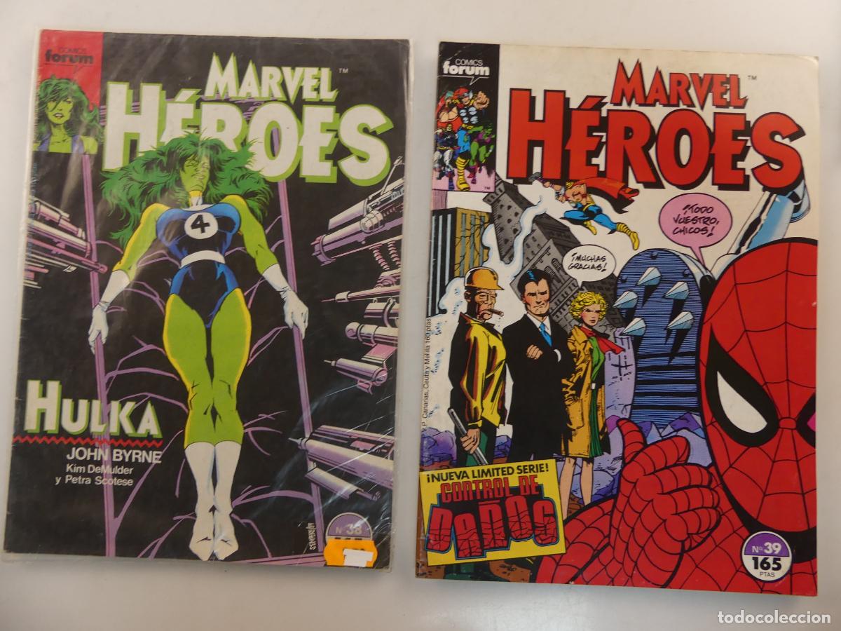 C&oacute;mics: LOTE DE 4 NUMEROS DE COMICS MARVEL HEROES -- REF: 66 - Foto 3