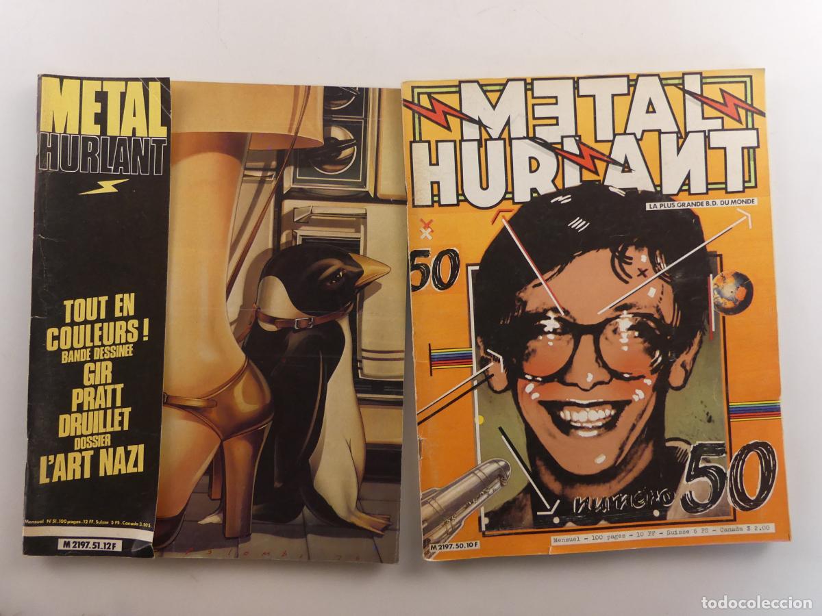 C&oacute;mics: LOTE DE 9 NUMEROS DE COMICS METAL HURLANT -- REF: 74 - Foto 3