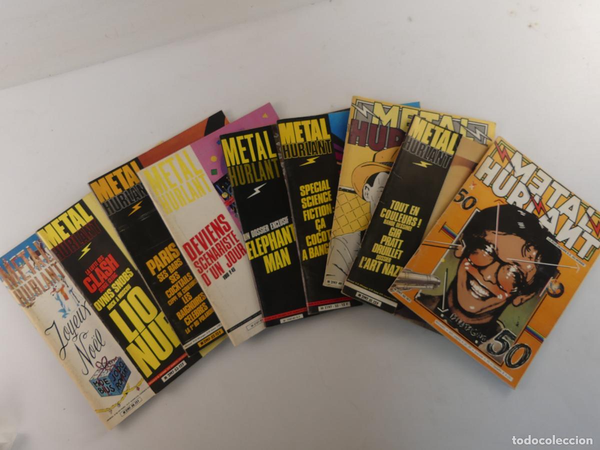 Comics: LOTE DE 9 NUMEROS DE COMICS METAL HURLANT -- REF: 74