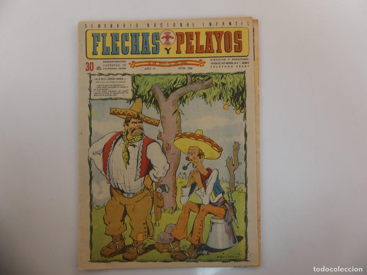 Comics: SEMANARIO NACIONAL INFANTIL FLECHAS Y PELAYOS NUMERO 246 -- REF: 146