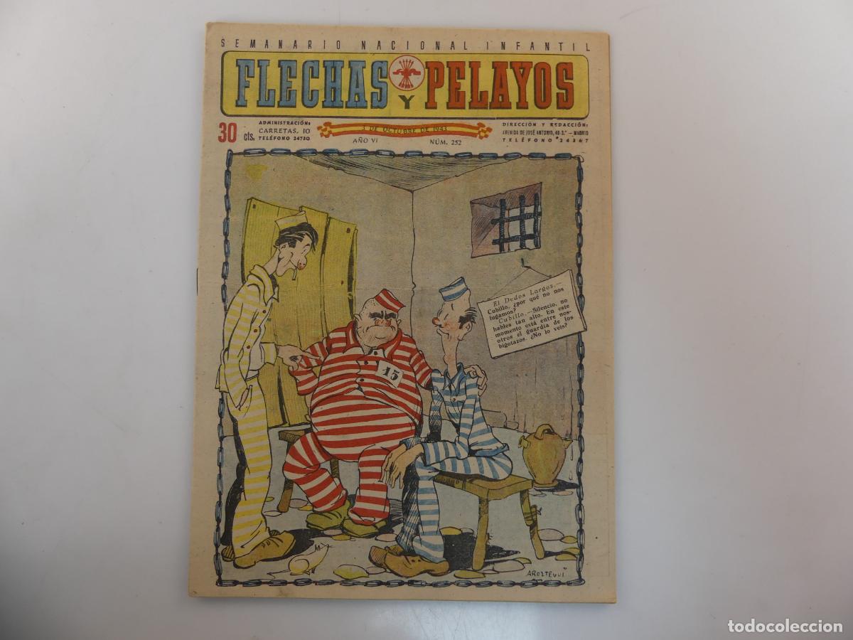 Comics: SEMANARIO NACIONAL INFANTIL FLECHAS Y PELAYOS NUMERO 252 -- REF: 152