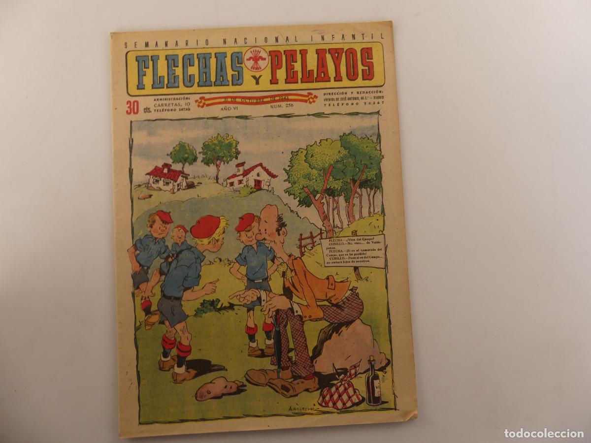 C&oacute;mics: SEMANARIO NACIONAL INFANTIL FLECHAS Y PELAYOS NUMERO 256 -- REF: 156