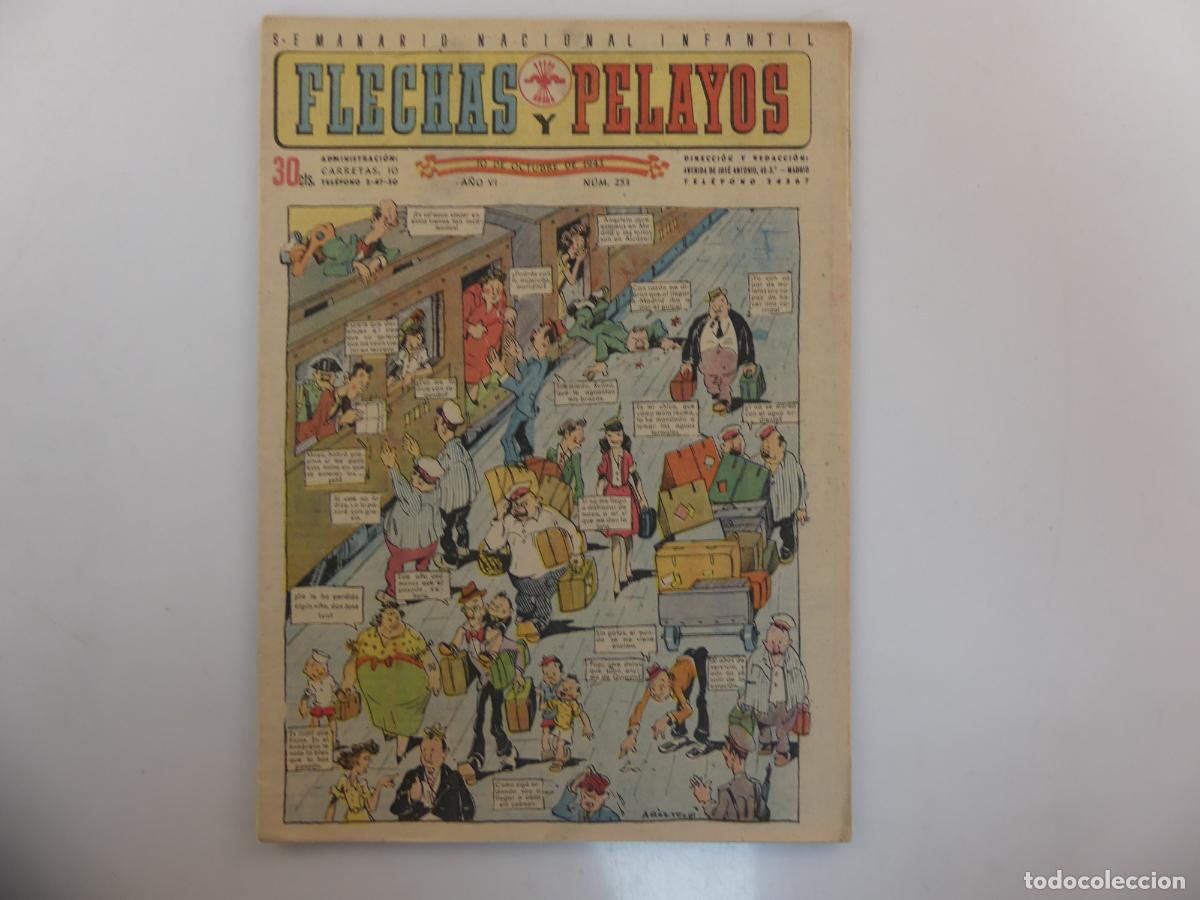 Fumetti: SEMANARIO NACIONAL INFANTIL FLECHAS Y PELAYOS NUMERO 253 -- REF: 153