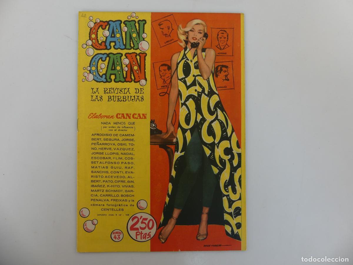 Comics: CAN CAN LA REVISTA DE LAS BURBUJAS -SEMANARIO PARA MAYORES NUMERO 43 -- REF: 157