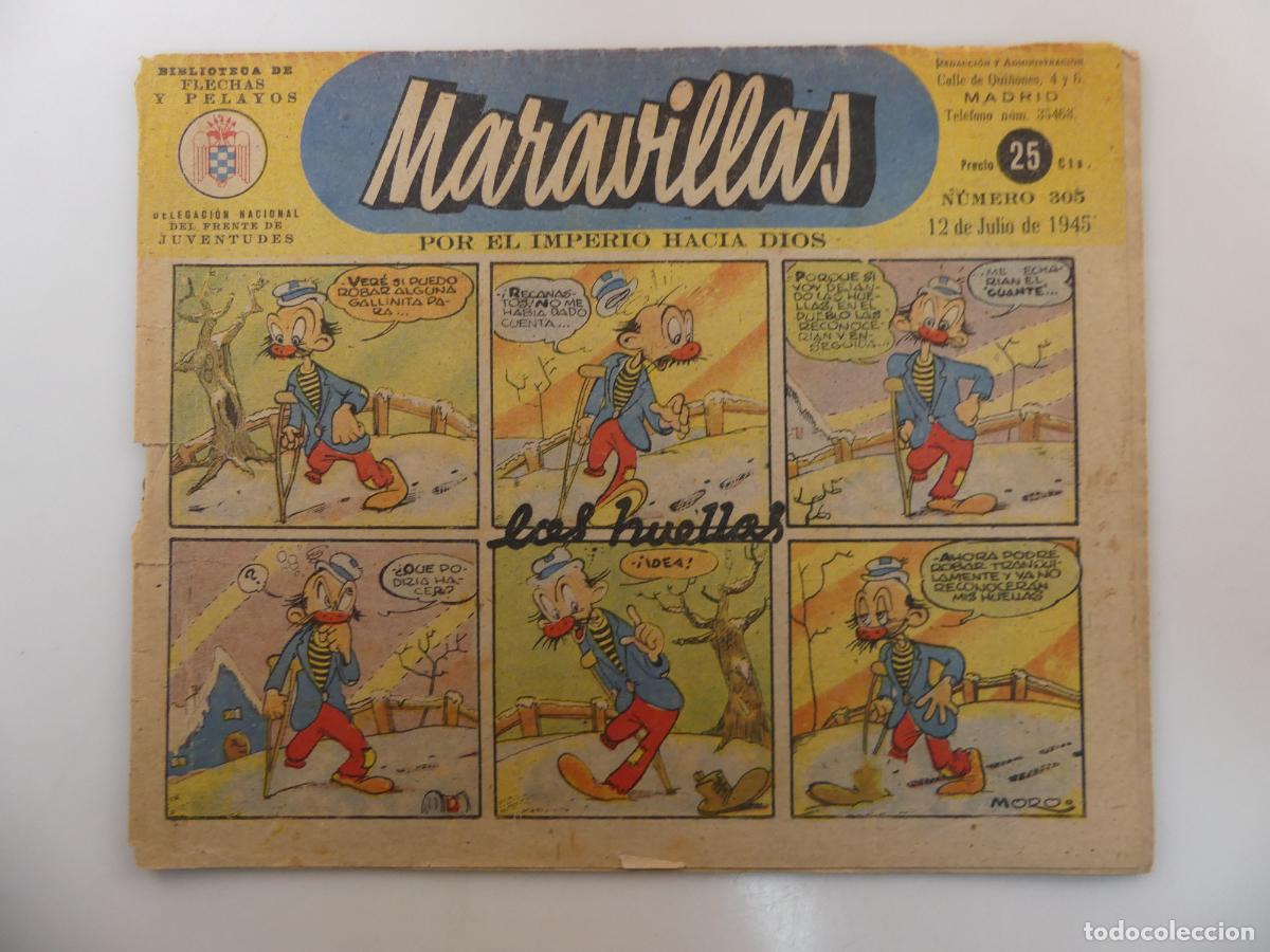 C&oacute;mics: MARAVILLAS &ndash; BIBLIOTECA DE FLECHAS Y PELAYOS NUMERO 305 -- REF: 265 - Foto 1
