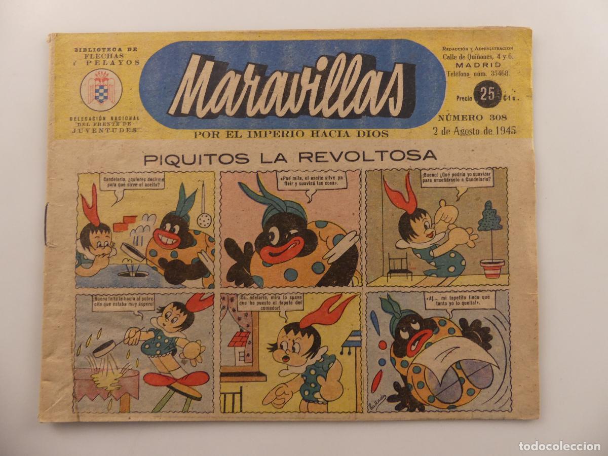 Comics: MARAVILLAS &ndash; BIBLIOTECA DE FLECHAS Y PELAYOS NUMERO 308 -- REF: 268