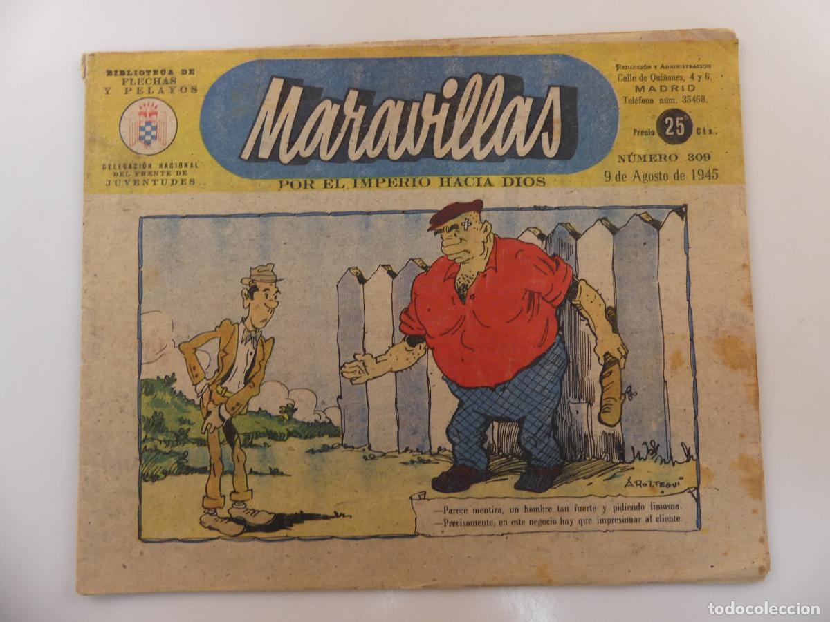 Comics: MARAVILLAS &ndash; BIBLIOTECA DE FLECHAS Y PELAYOS NUMERO 309 -- REF: 269
