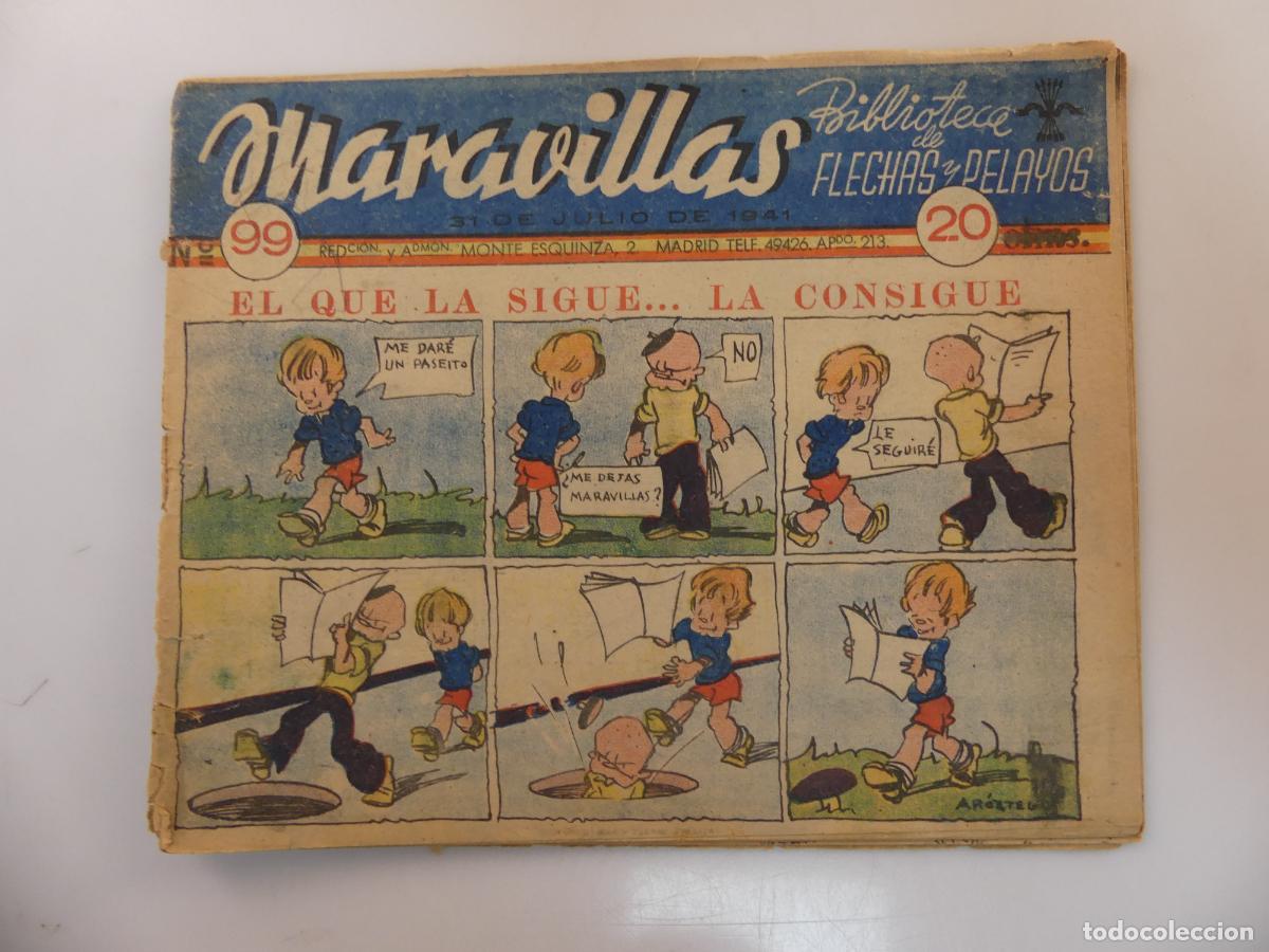 Comics: MARAVILLAS &ndash; BIBLIOTECA DE FLECHAS Y PELAYOS NUMERO 99 -- REF: 275