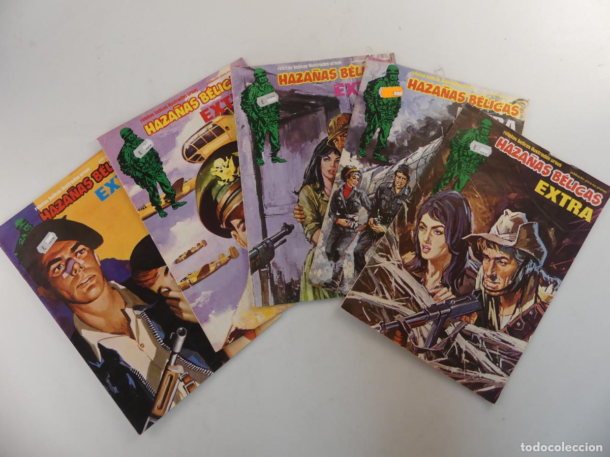 Comics : LOTE DE 5 NUMEROS DE HAZA&Ntilde;AS BELICAS -- REF: 52