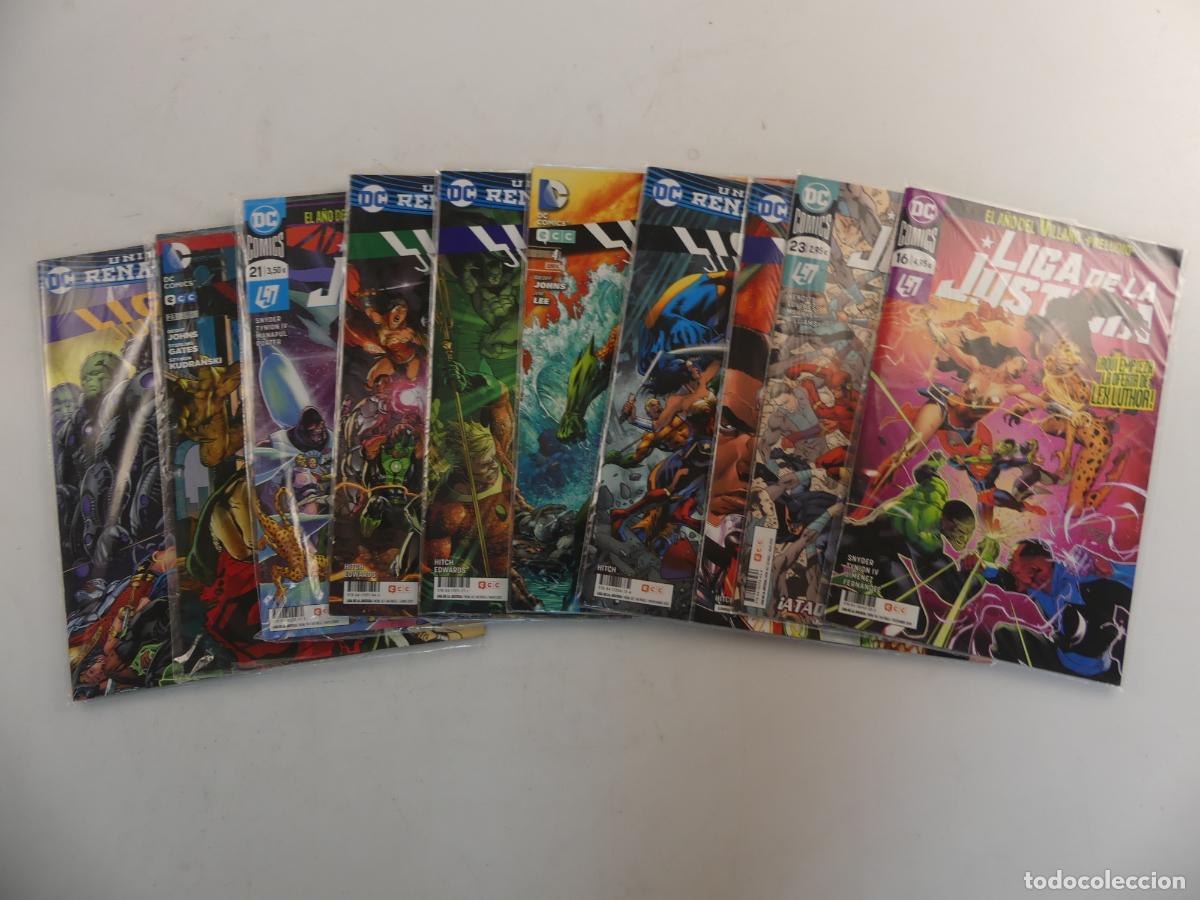 C&oacute;mics: LOTE DE 10 NUMEROS DE COMICS LIGA DE LA JUSTICIA -- REF: 67