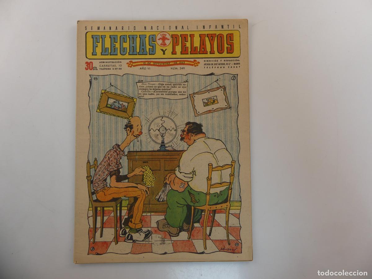 Comics: SEMANARIO NACIONAL INFANTIL FLECHAS Y PELAYOS NUMERO 249 -- REF: 149