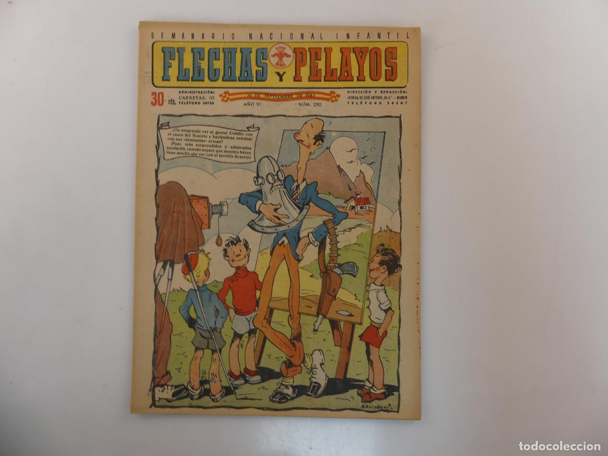 Comics: SEMANARIO NACIONAL INFANTIL FLECHAS Y PELAYOS NUMERO 250 -- REF: 150