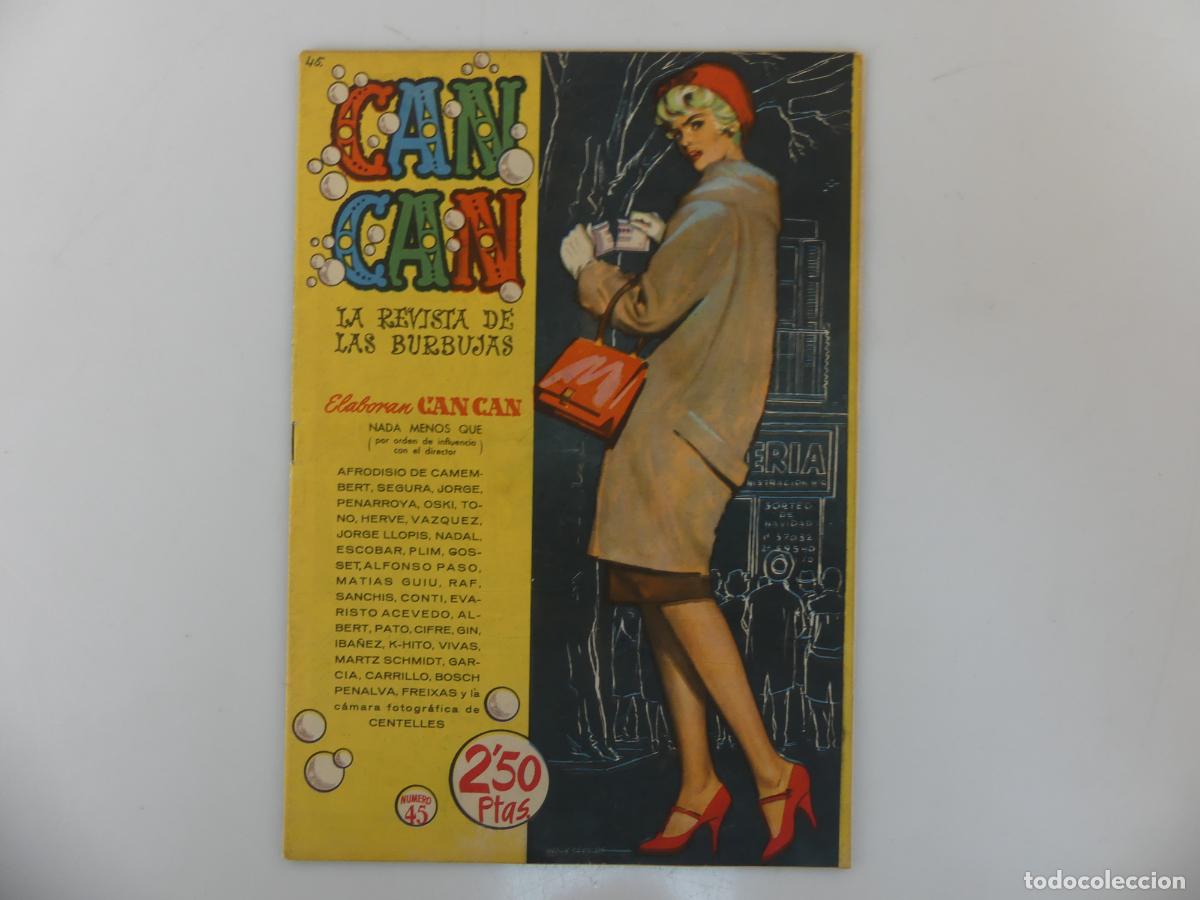 Comics: CAN CAN LA REVISTA DE LAS BURBUJAS - SEMANARIO PARA MAYORES NUMERO 45 -- REF: 159