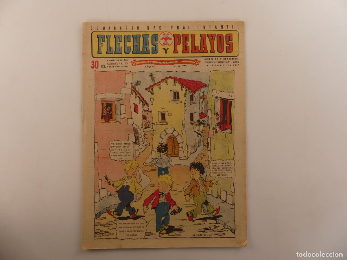 C&oacute;mics: SEMANARIO NACIONAL INFANTIL FLECHAS Y PELAYOS NUMERO 255 -- REF: 155