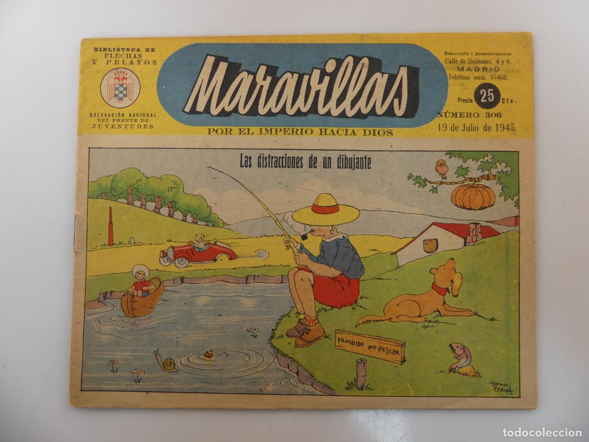 C&oacute;mics: MARAVILLAS &ndash; BIBLIOTECA DE FLECHAS Y PELAYOS NUMERO 306 -- REF: 266 - Foto 1