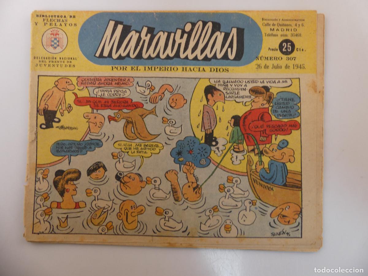 Comics: MARAVILLAS &ndash; BIBLIOTECA DE FLECHAS Y PELAYOS NUMERO 307 -- REF: 267