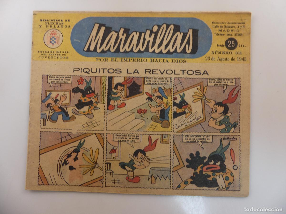 C&oacute;mics: MARAVILLAS &ndash; BIBLIOTECA DE FLECHAS Y PELAYOS NUMERO 311 -- REF: 271 - Foto 1