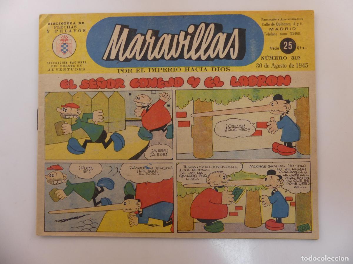 C&oacute;mics: MARAVILLAS &ndash; BIBLIOTECA DE FLECHAS Y PELAYOS NUMERO 312 -- REF: 272