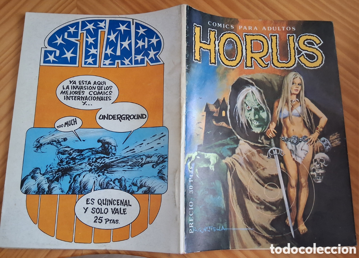 C&oacute;mics: Horus comic a&ntilde;o 1974 edita producciones editoriales
