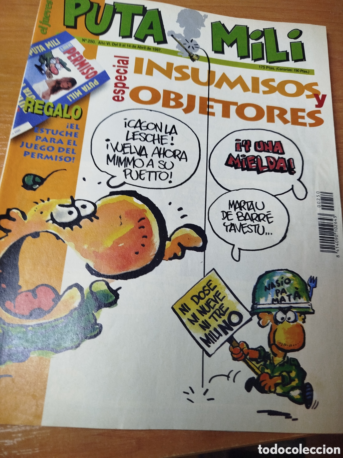 C&oacute;mics: Puta mili 250. Especial y sumisos y objetores. No incluye regalos