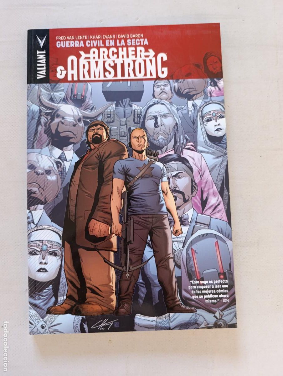 C&oacute;mics: ARCHER & ARMSTRONG N&ordm; 4 - GUERRA CIVIL EN LA SECTA - VALIANT - ALETA (299)