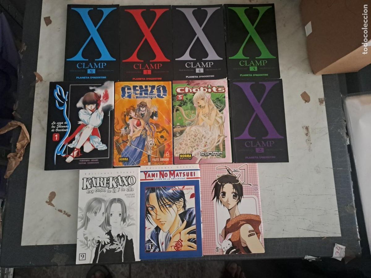 C&oacute;mics: Lote de 11 comics manga, Bolsa 5