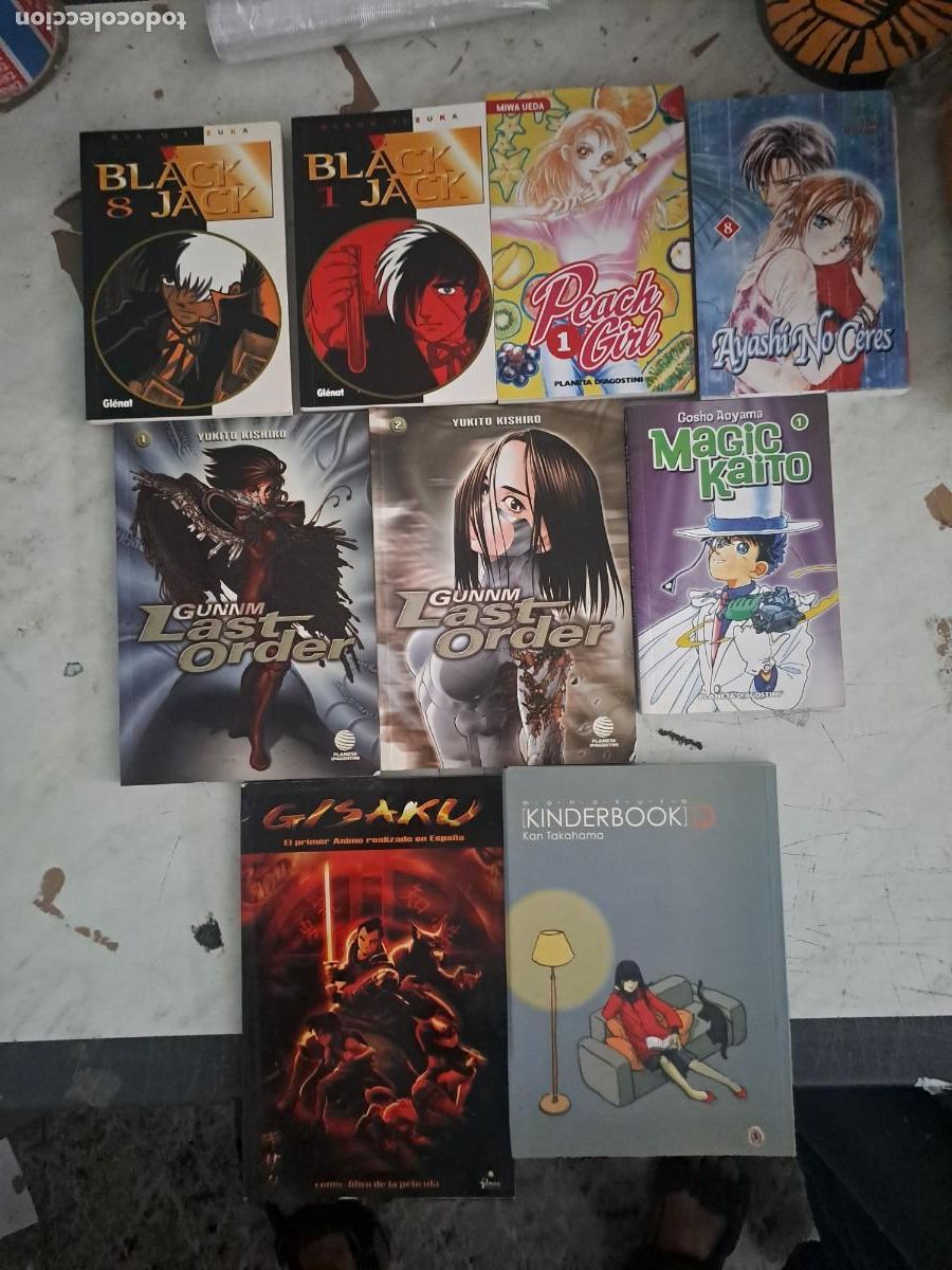 C&oacute;mics: Lote de 9 comics manga, Bolsa 4