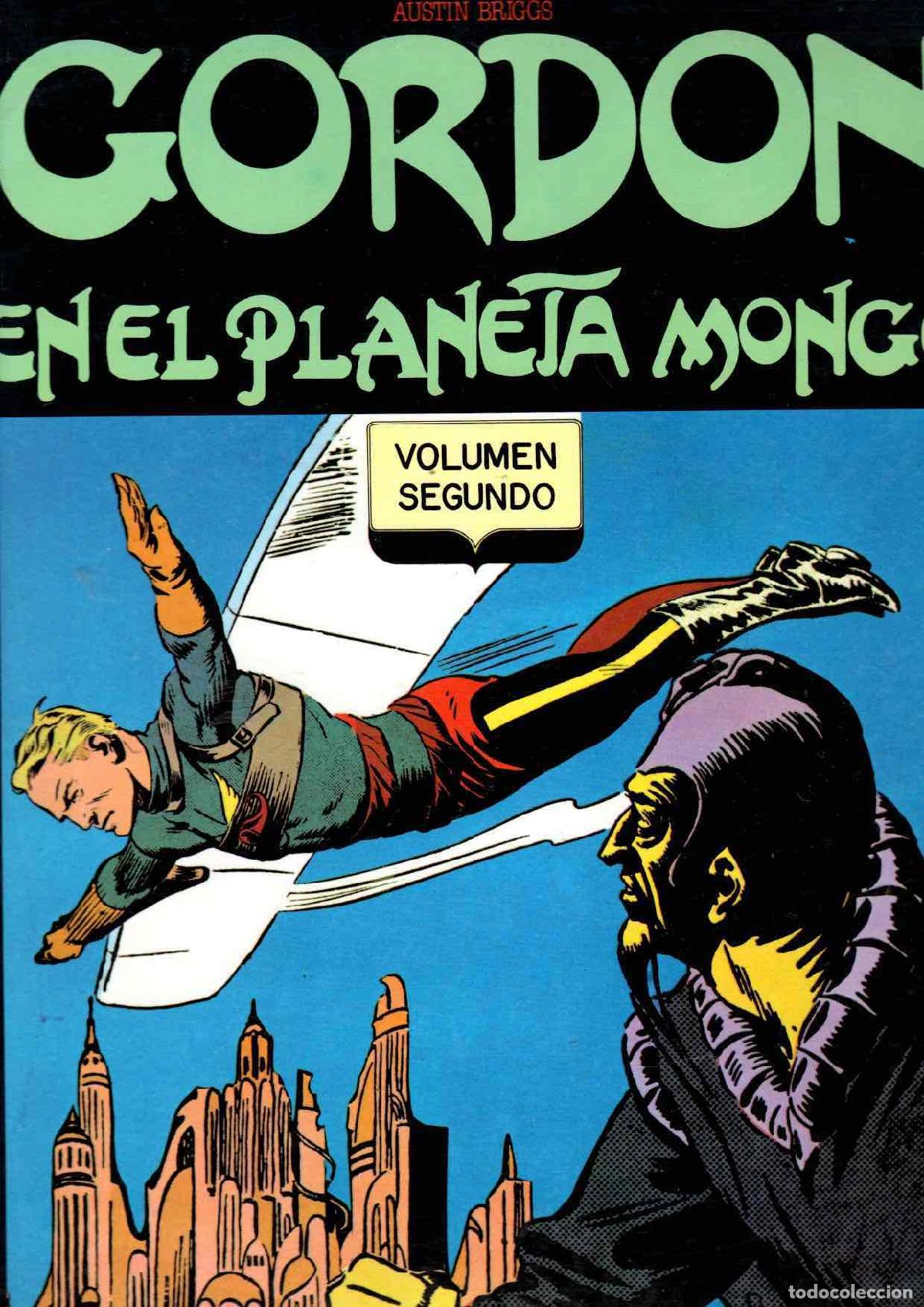 C&oacute;mics: GORDON EN EL PLANETA MONGO. VOLUMEN SEGUNDO. AUSTIN BRIGGS. EDICIONES B.O. 1978