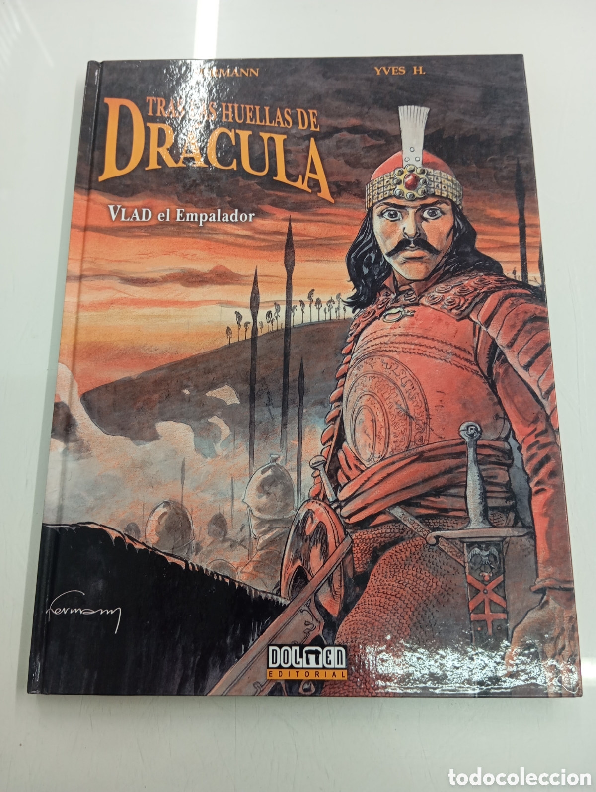 C&oacute;mics: TRAS LAS HUELLAS DE DRACULA N&ordm; 1 VLAD EL EMPALADOR - DOLMEN EDITORIAL HERMANN YVES H. Bram Stoker