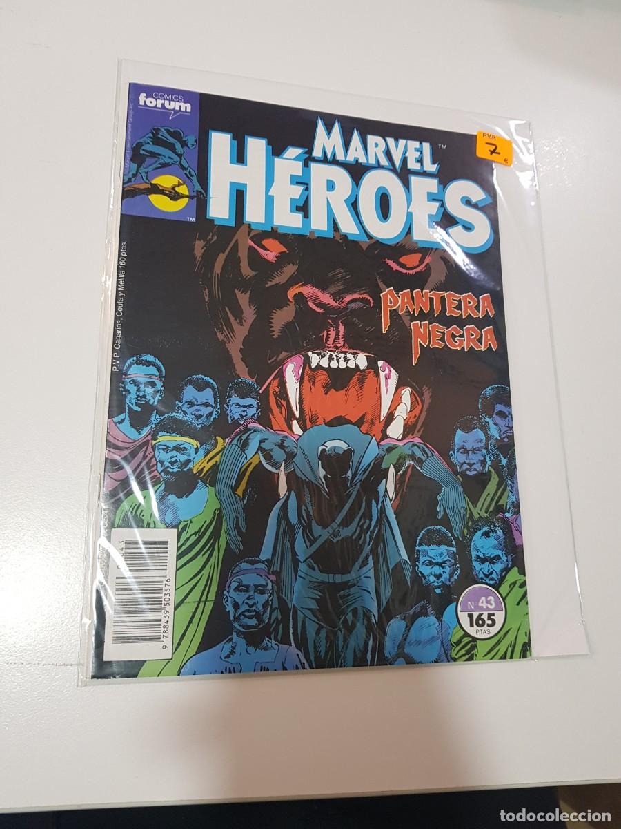 C&oacute;mics: Comic Marvel Heroes Pantera negra N&ordm;43
