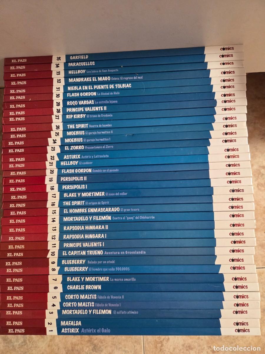 C&oacute;mics: El pais comics. Coleccion completa de 35 n&uacute;meros.