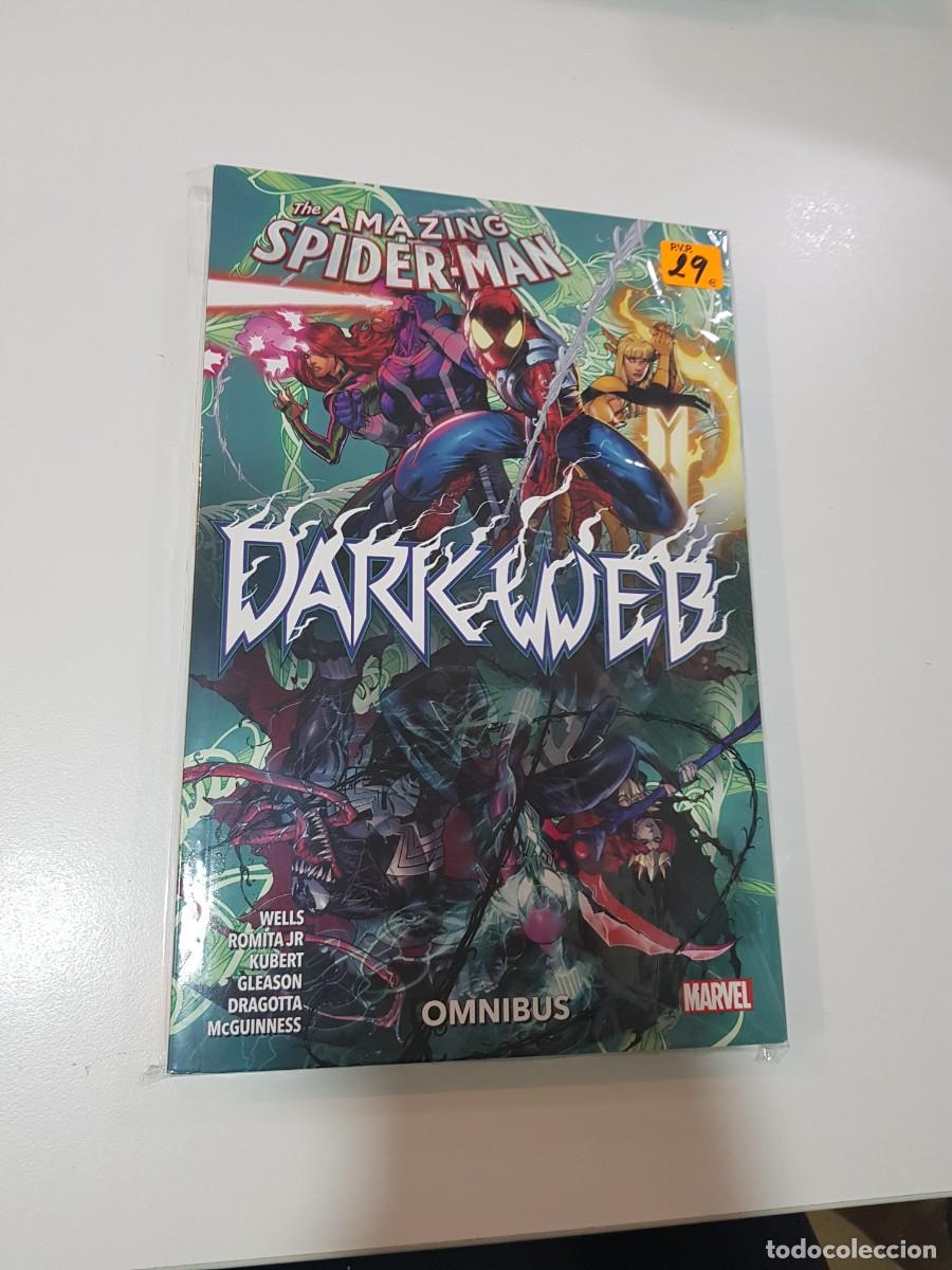 C&oacute;mics: The amazing spideraman Dark web OMNIBUS Marvel