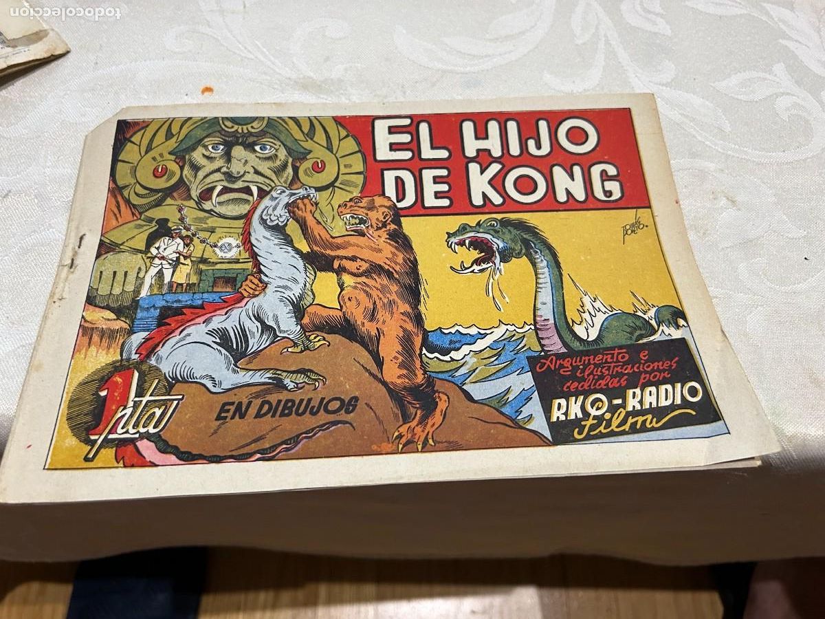 C&oacute;mics: peliculas famosas n&ordm; 12 el hijo de kong nuevo