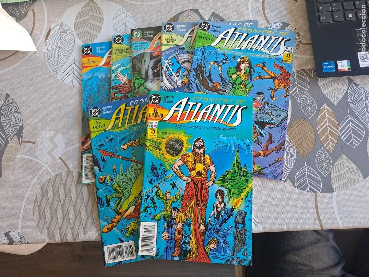C&oacute;mics: Atlantis completa 7 n&uacute;meros, Zinco en perfecto estado Bolsa DA