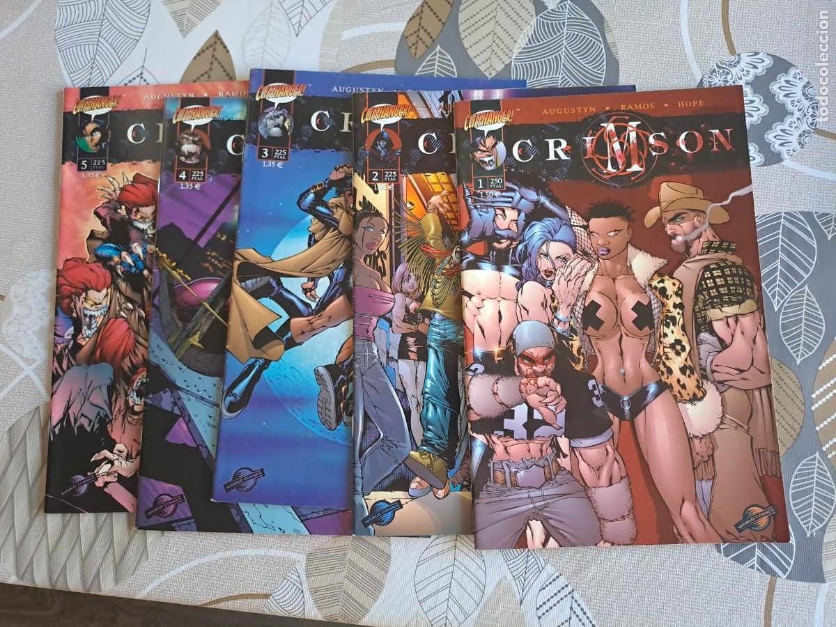 C&oacute;mics: Crimson completa 25 n&uacute;meros mas especial, World comics en muy buen estado Bolsa DA