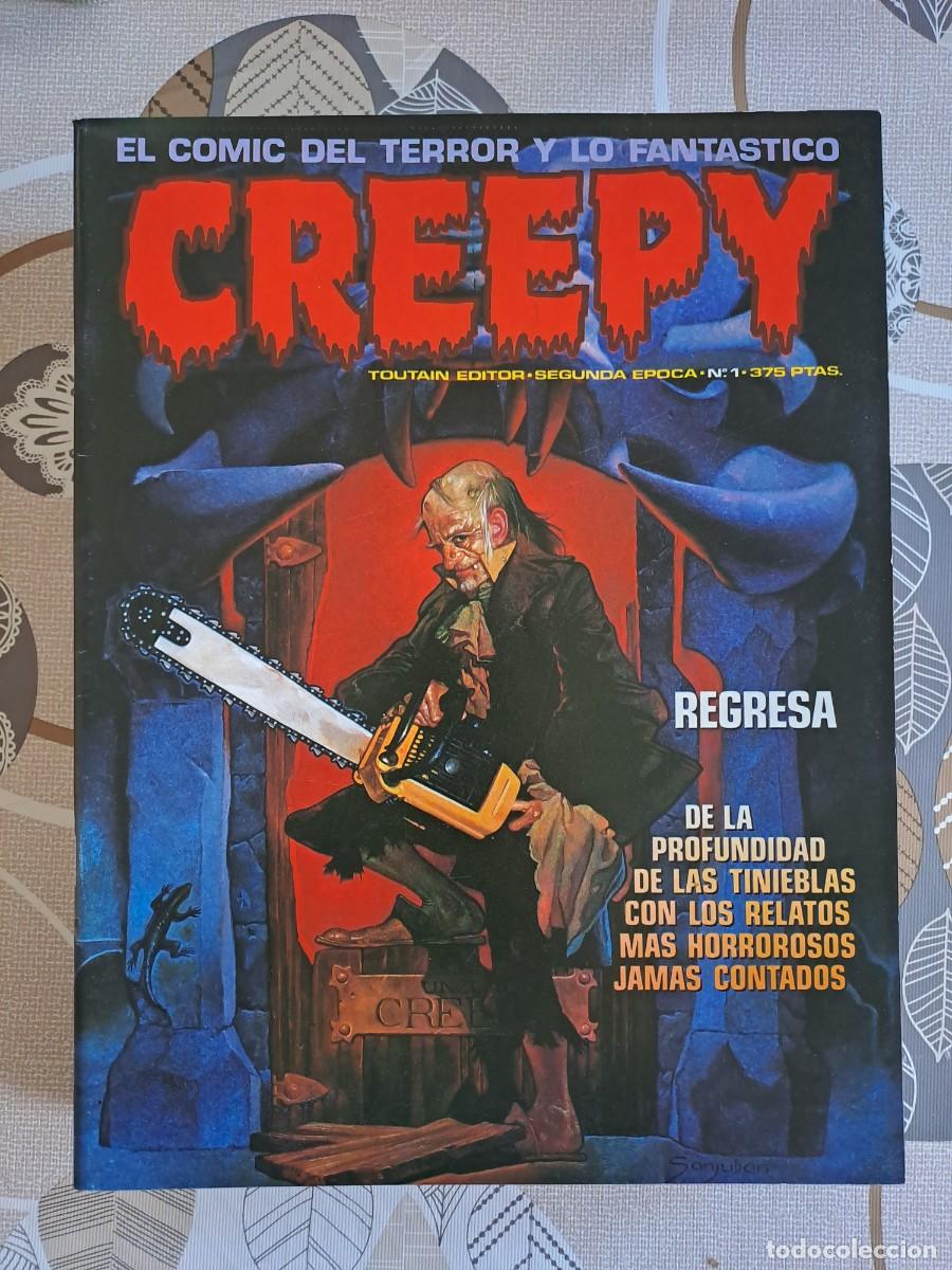 C&oacute;mics: Creepy completa del 1 al 79 mas 6 almanaque y un especial, Toutain en muy buen estado Bolsa DA