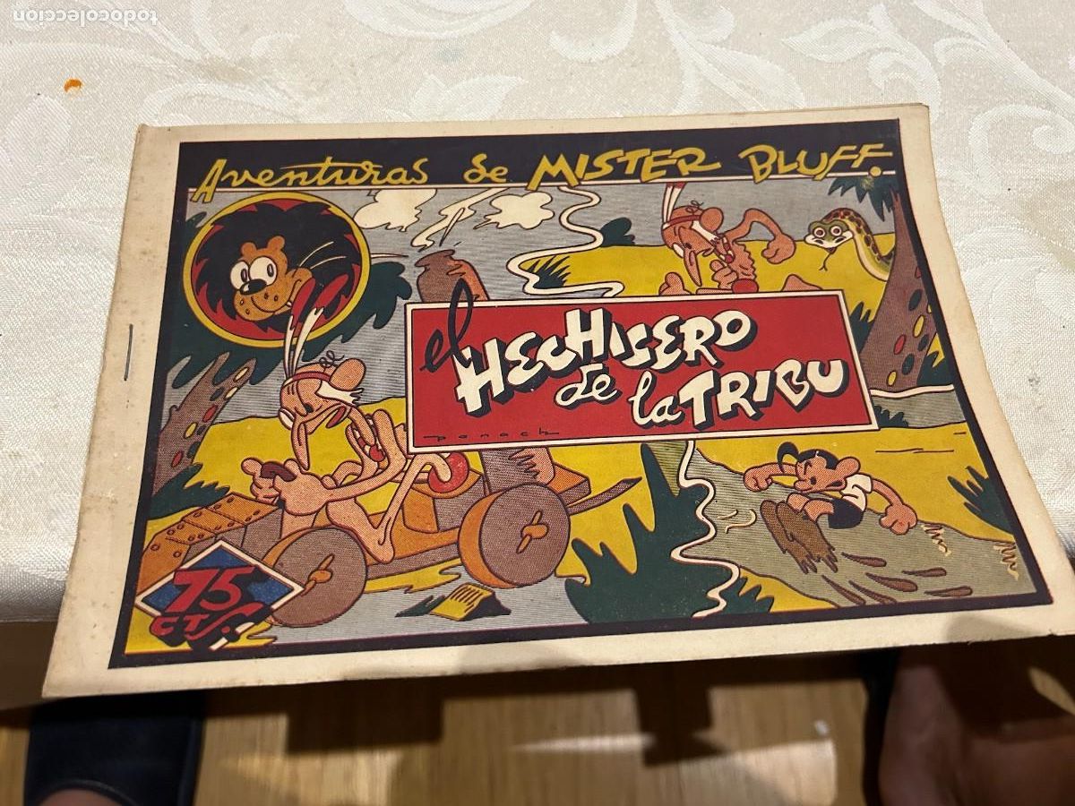 C&oacute;mics: aventuras de mister bluff n&ordm; 4 el hechicero de la tribu nuevo