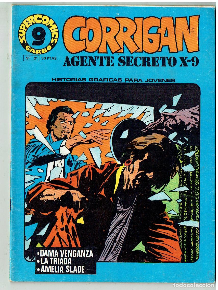 C&oacute;mics: CORRIGAN. AGENTE SECRETO X-9. N&ordm; 24. GARBO, 1973.(B/48.3 RUM)