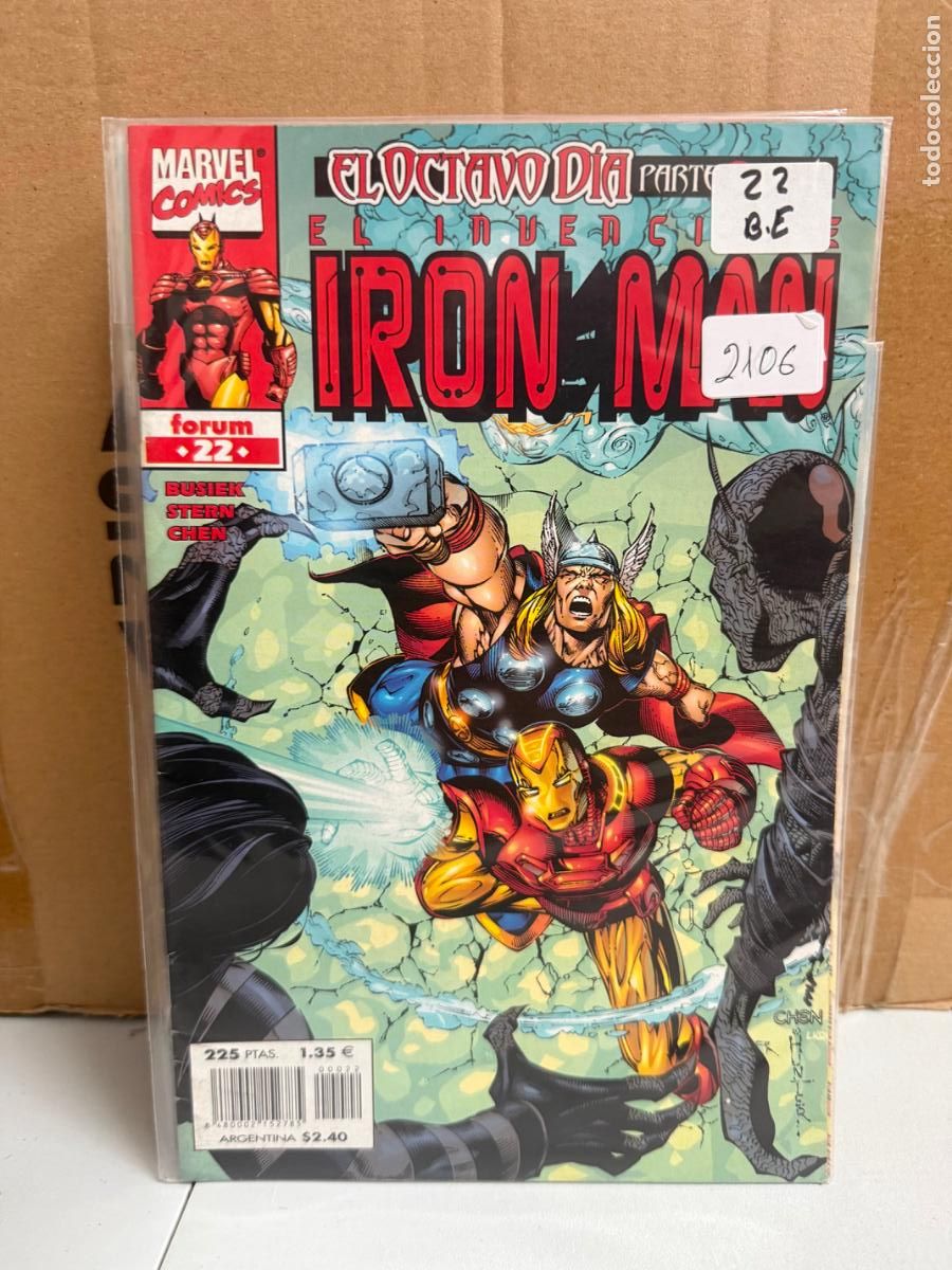 C&oacute;mics: IRON MAN S EDITORIAL FORUM NUMERO 22