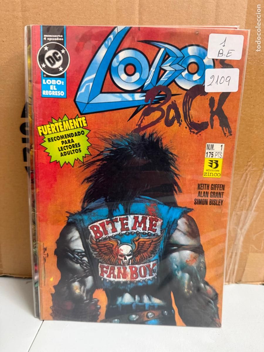 C&oacute;mics: LOBO BACK EDITORIAL ZINCO NUMERO 1