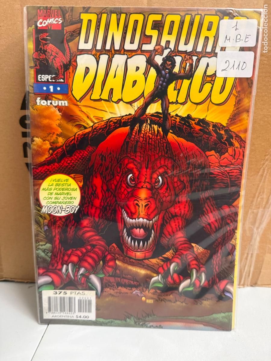 C&oacute;mics: DINOSAURIO DIABOLICO EDITORIAL FORUM NUMERO 1