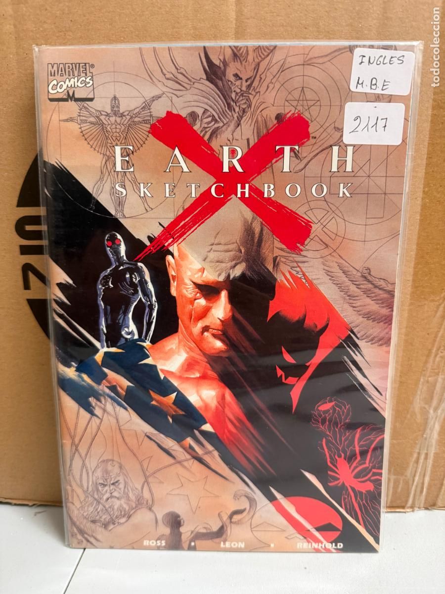 C&oacute;mics: EARTH SKETCH BOOK EDITORIAL MARVEL NUMERO S/N EN INGLES