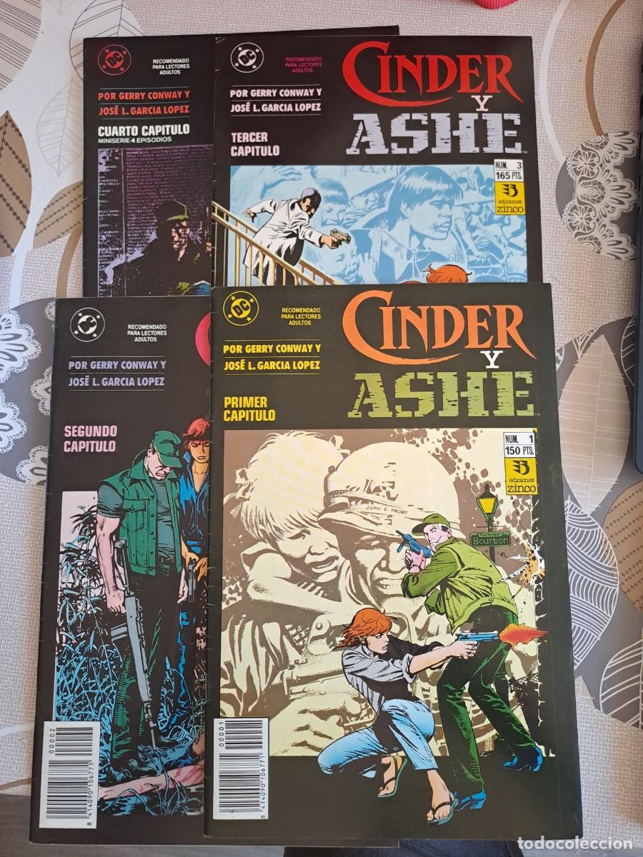 C&oacute;mics: Cinder y Ashe completa 4 n&uacute;meros, Zinco en buen estado Bolsa DA