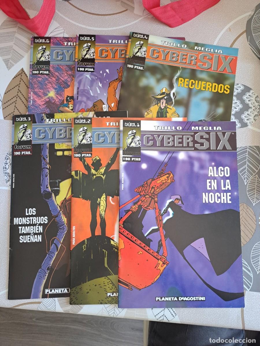 C&oacute;mics: Cyber six completa 6 n&uacute;meros, F&oacute;rum en buen estado Bolsa DA