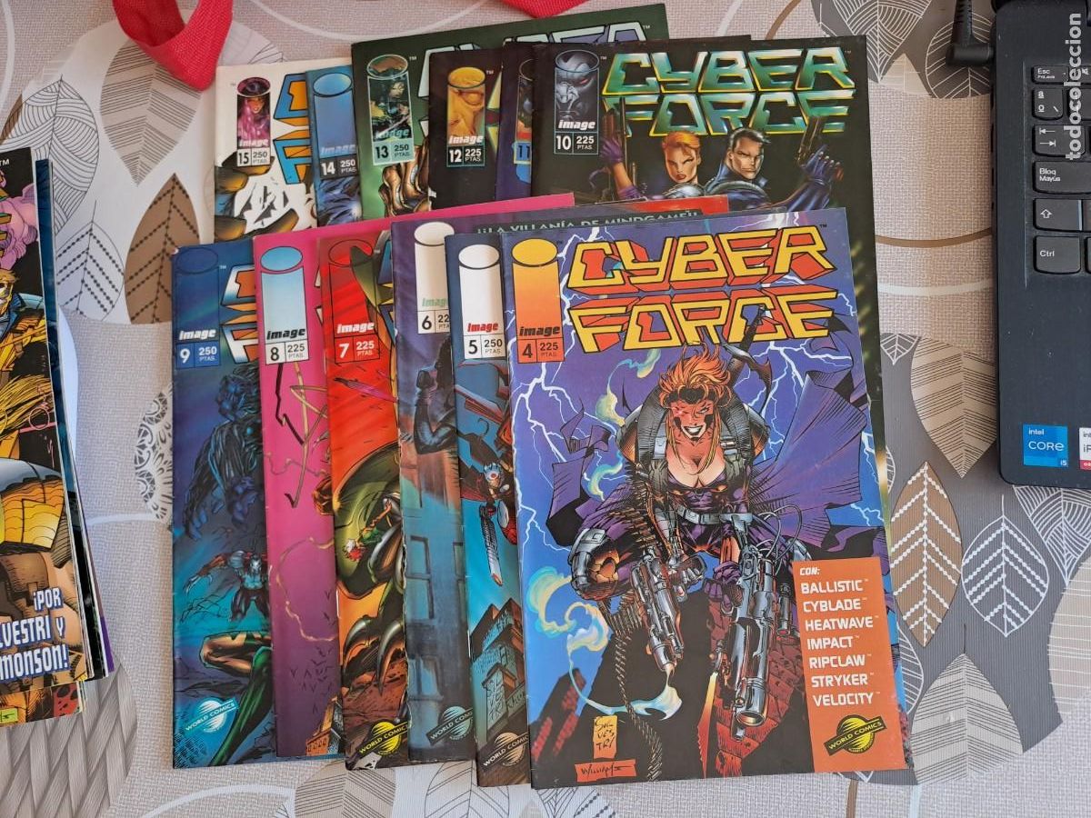 C&oacute;mics: Cyber force zero completa del 0 al 15 mas anual, World comics en buen estado Bolsa DA